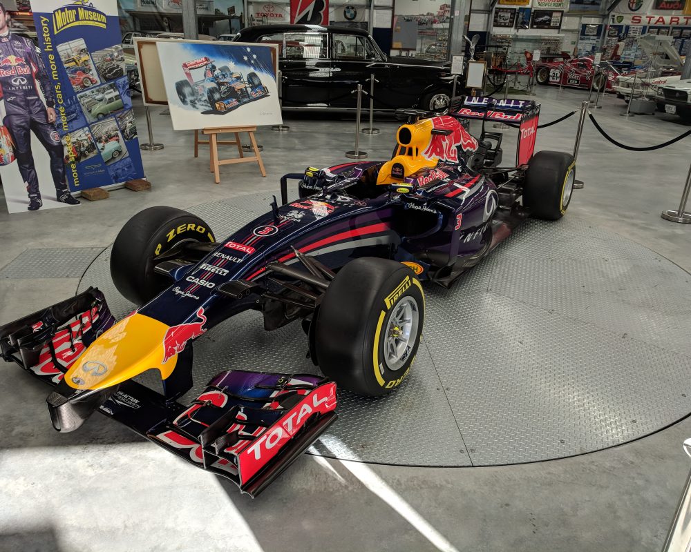 Red Bull F1 Racing Car Motor Museum of Western Australia